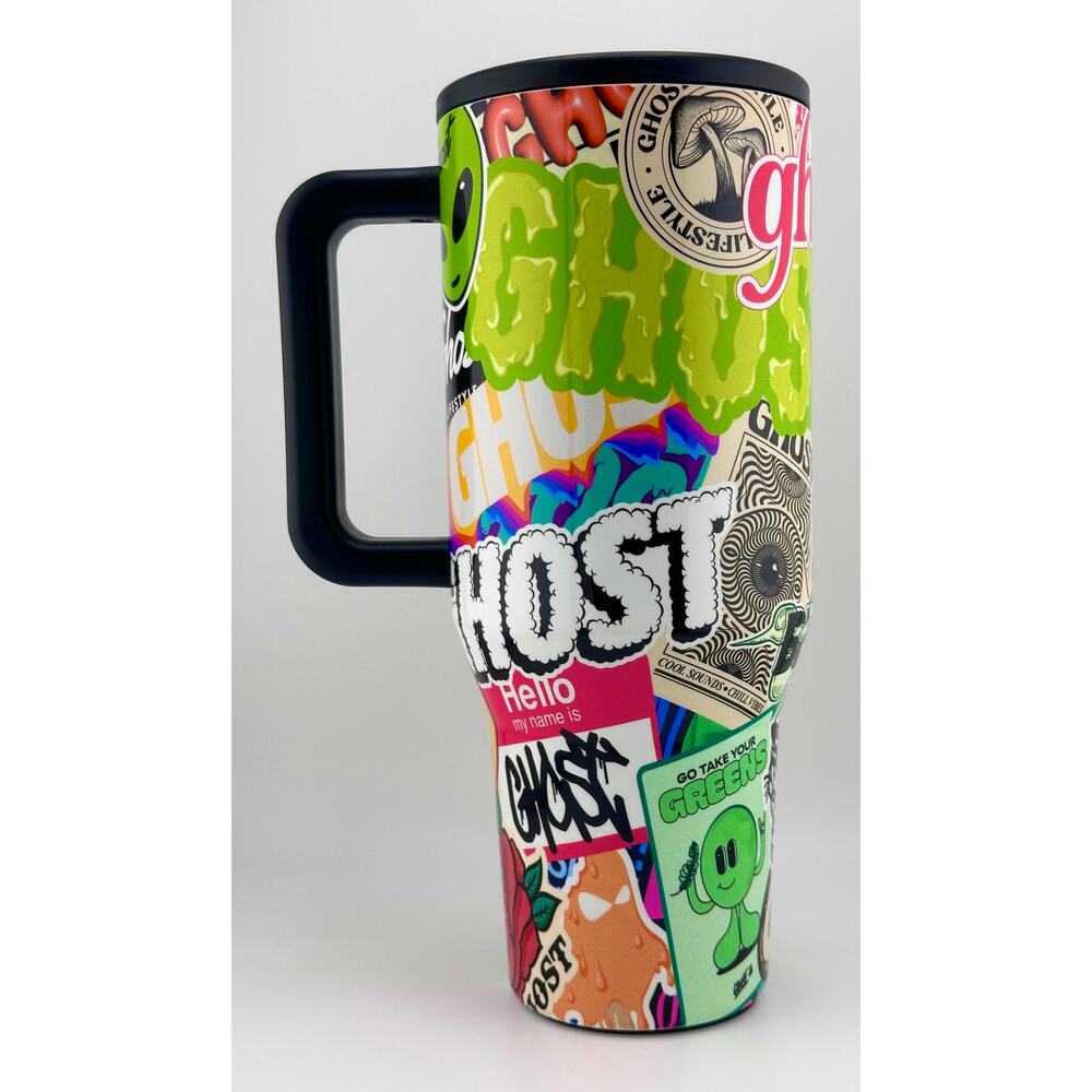 BRAND NEW IN BOX LIMITED EDITION HydroJug X GHOST 40oz Traveler; Sold out online - Picture 2 of 4